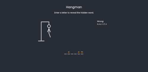 Hangman screenshot